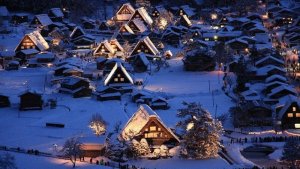 Musim Salju di Jepang Shirakawa Go